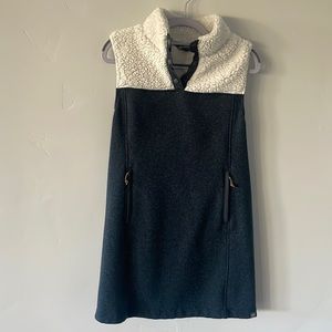 Title Nine Callitrix Fleece Vest Dress Size M